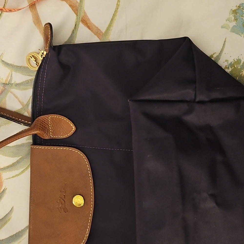 Purple and Brown Tote Bag - Picture 12 of 13